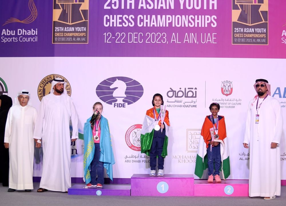 India wins 51 medals at Asian Youth Chess Championships 2023